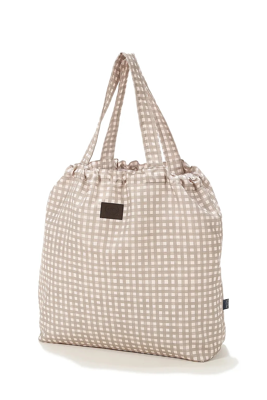 La Millou vrećasta torba BERRY VICHY BEIGE