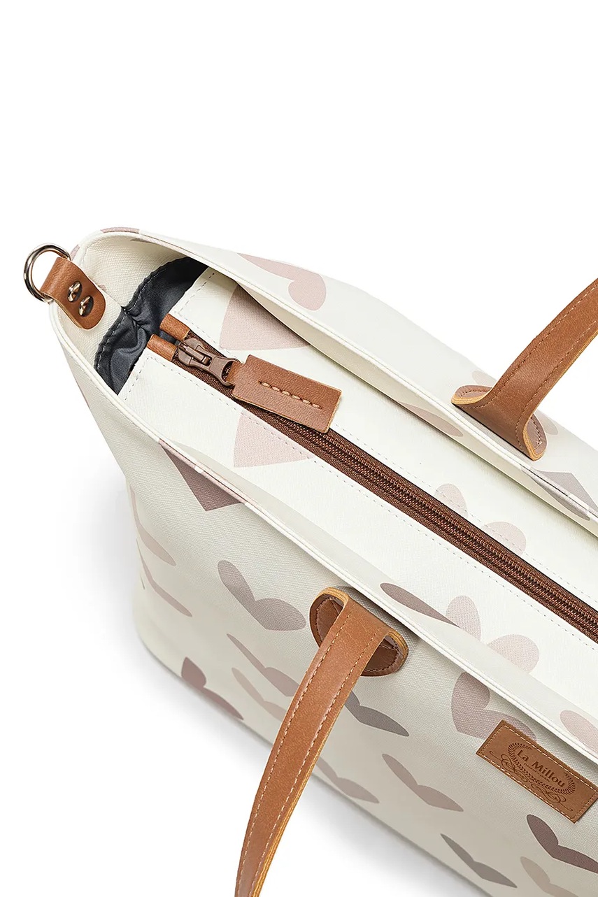 La Millou  чанта HEARTBEAT BEIGE