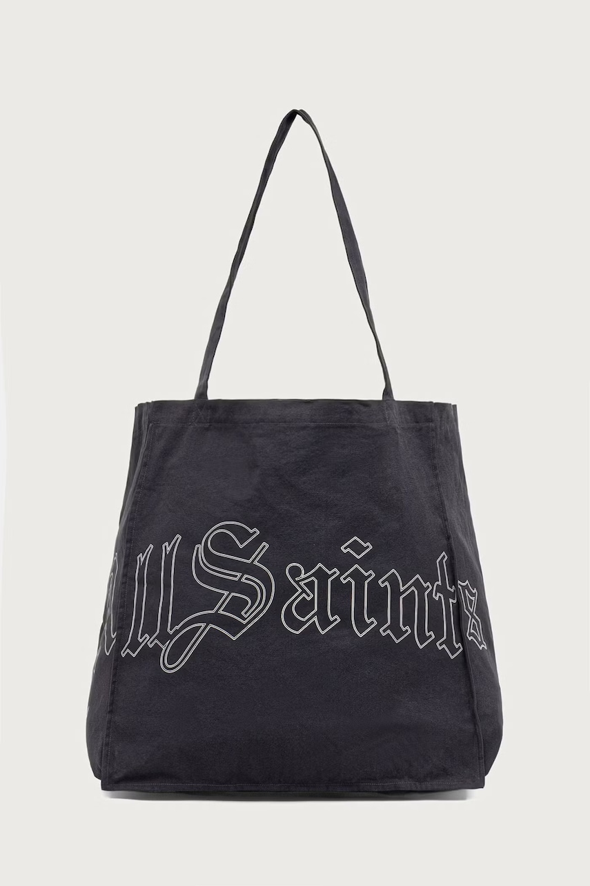 AllSaints torba materiałowa męska bawełniana DECENT LRG TOTE