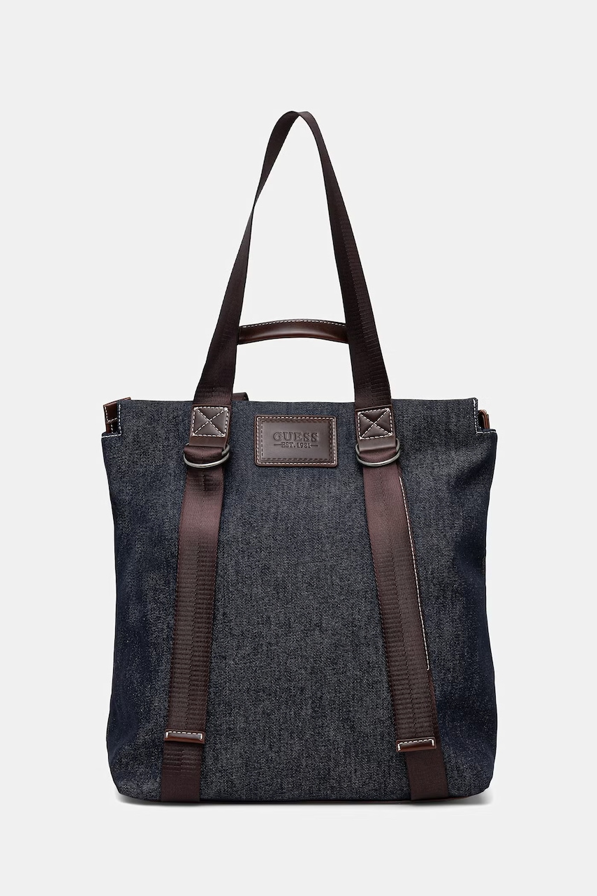 Guess geantă pentru bărbați din denim OSLO