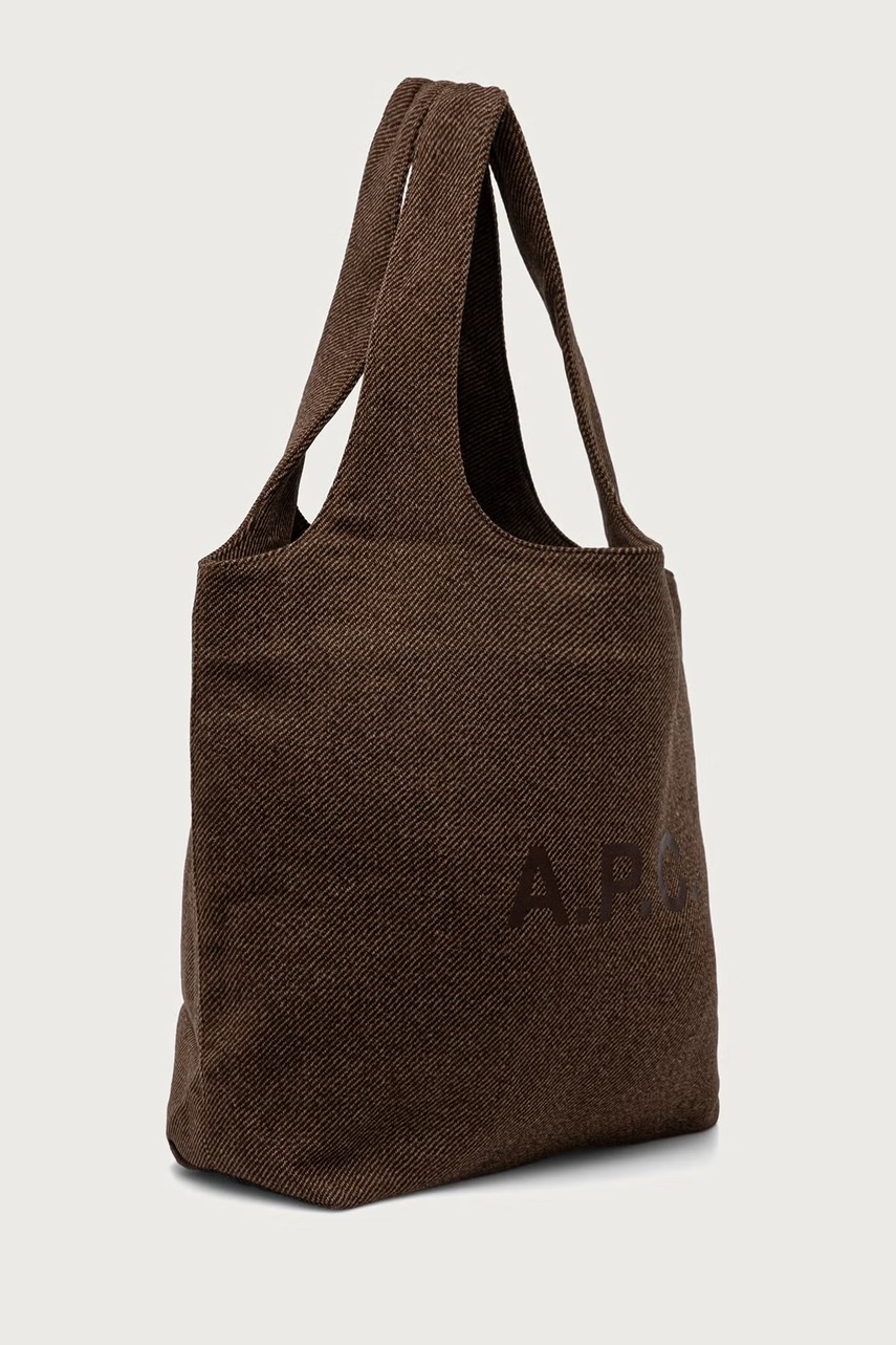 A.P.C.  дамска тоте ninon от вълнена материя