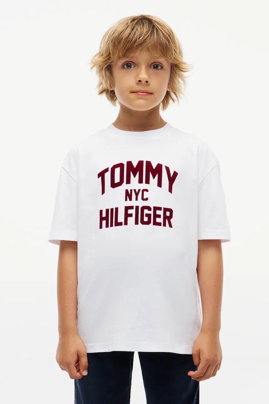 Tommy Hilfiger majica za djecu od pamuka