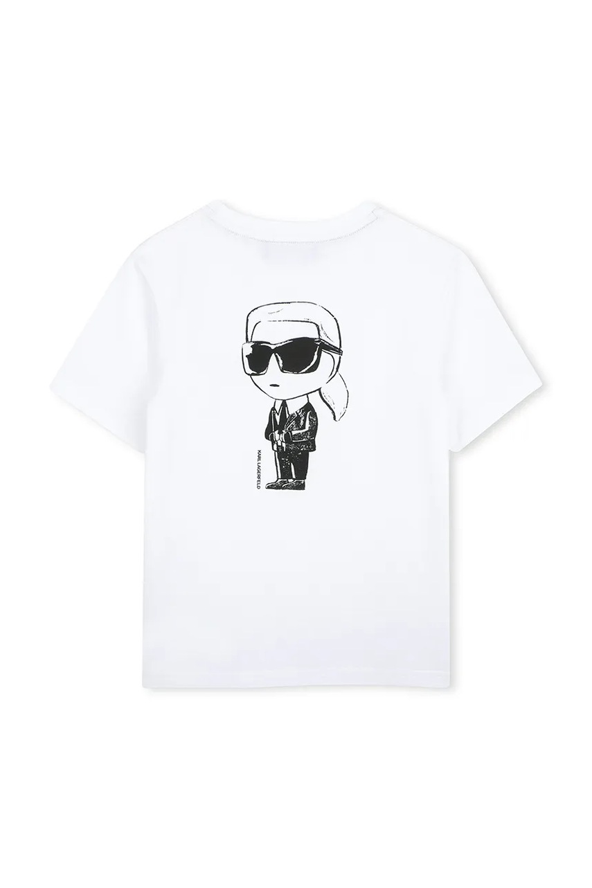 Karl Lagerfeld tričko dětské bavlněné (obrázek 2)