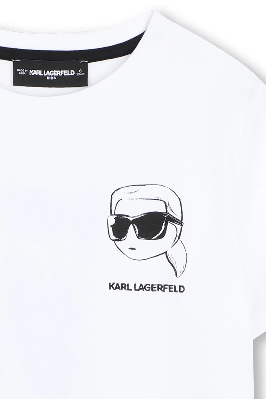 Karl Lagerfeld tričko dětské bavlněné (obrázek 3)