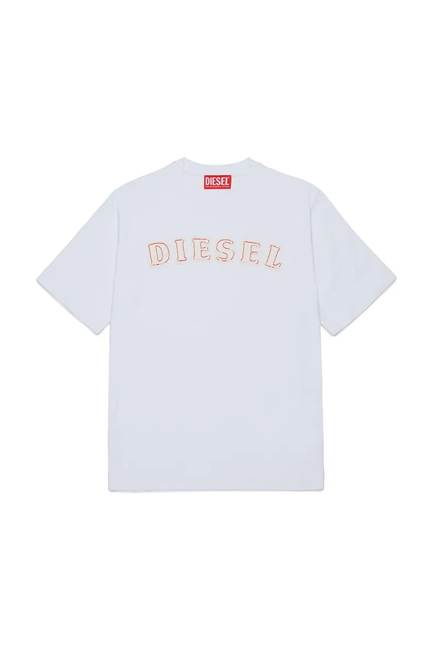 Diesel tricou pentru copii din bumbac TJEANS OVER T-SHIRT