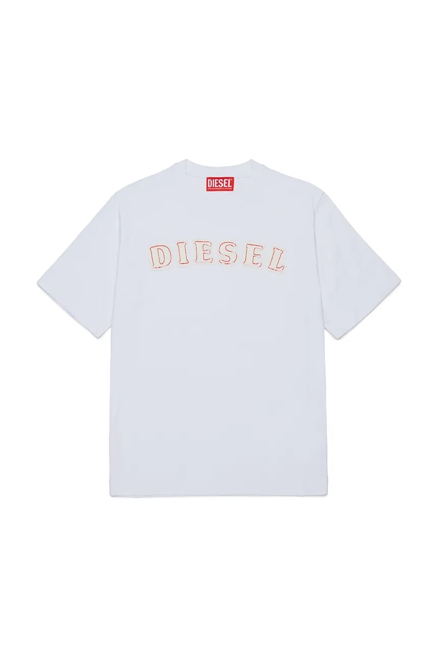 Diesel majica za djecu od pamuka TJEANS OVER T-SHIRT