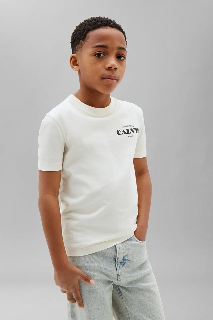Calvin Klein Jeans majica za djecu od pamuka