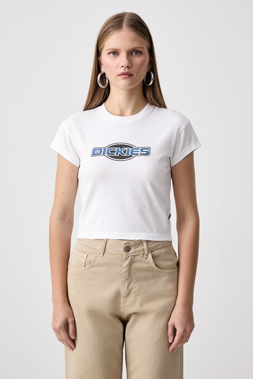 Dickies majica za žene od pamuka s elastanom