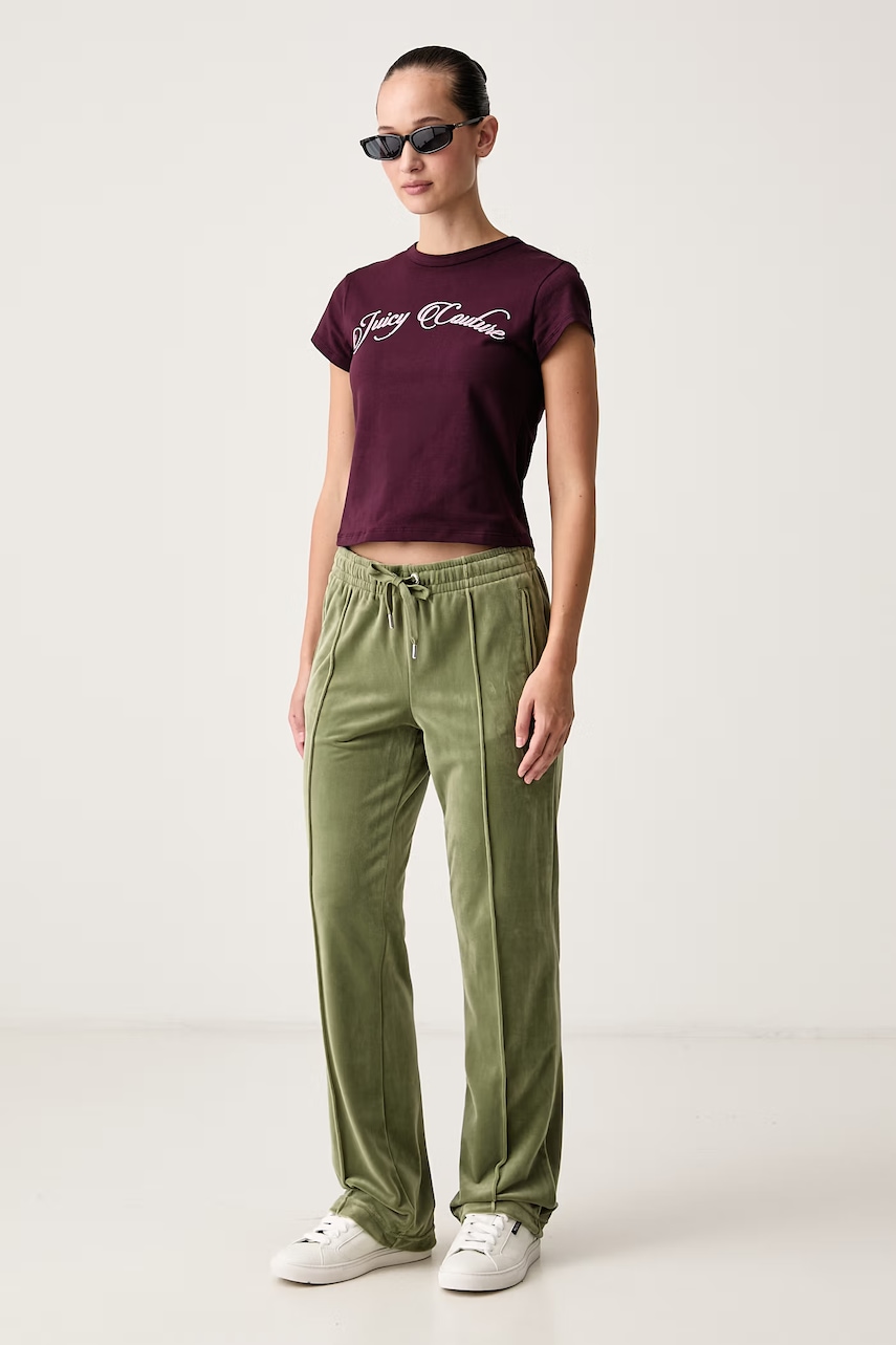 Juicy Couture  тениска дамска с памук JUICY SCRIPT BABY