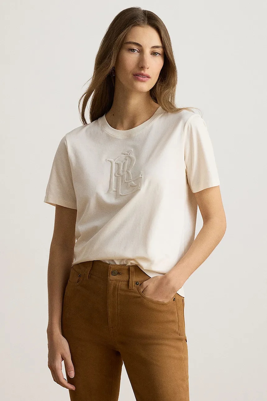 Lauren Ralph Lauren  tričko dámske bavlnené