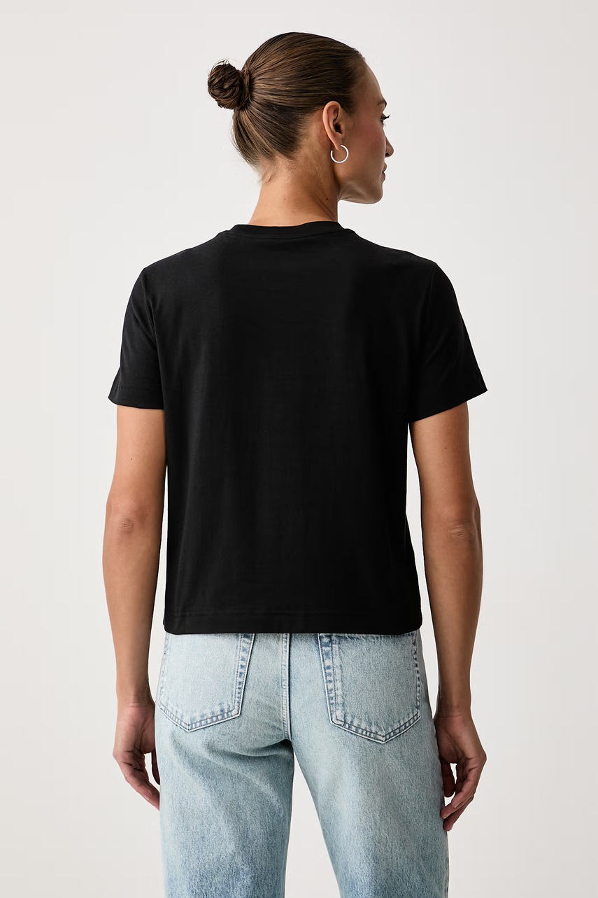 Calvin Klein Jeans t-shirt γυναικείο βαμβακερό με ελαστάν