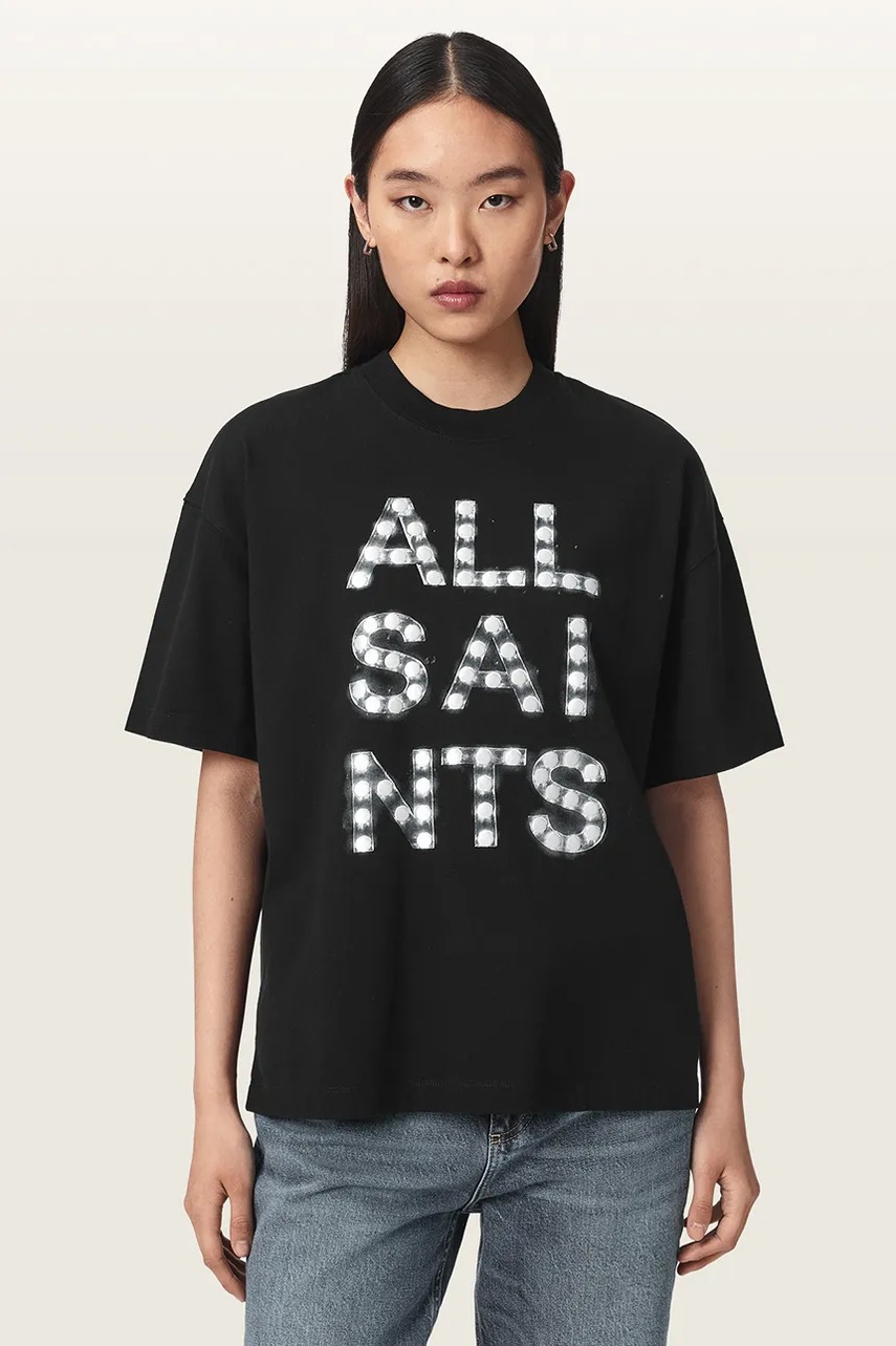 AllSaints  basic tričko dámske bavlnené NEON ETTA TEE
