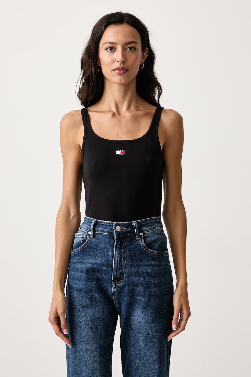 Tommy Hilfiger  top dámsky bavlnený s elastanom 3-pak