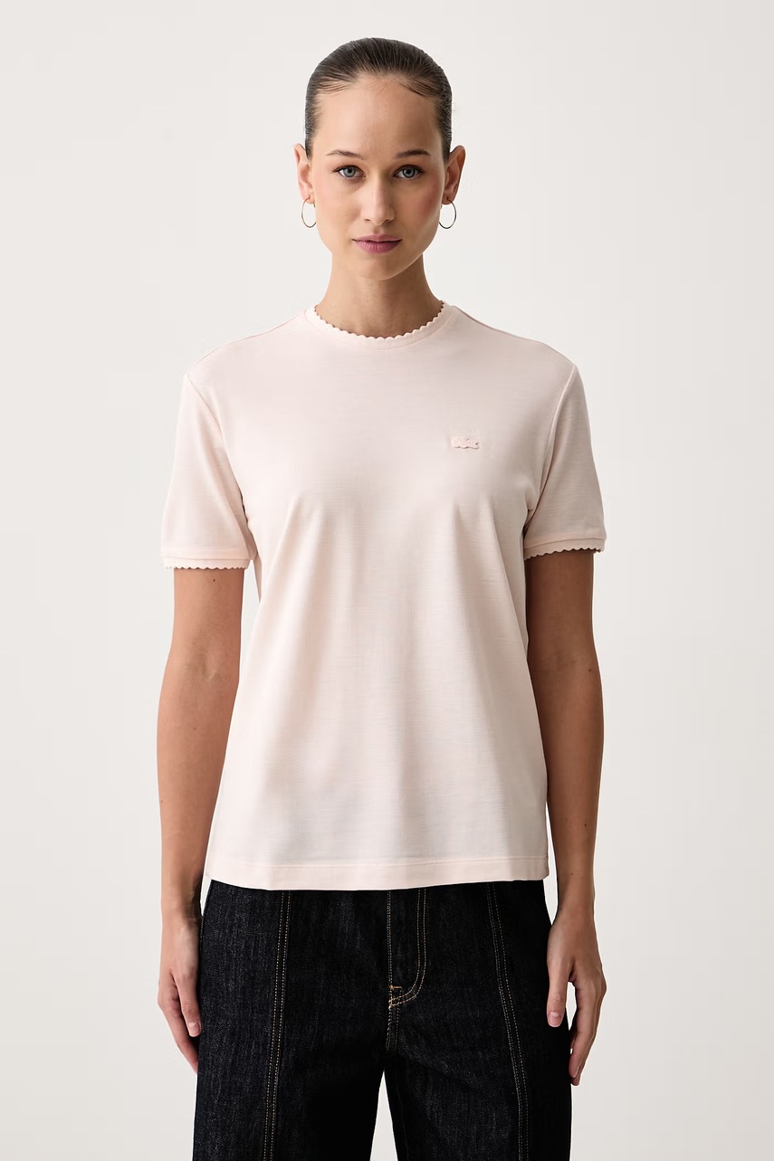 Lacoste  tricou pentru femei cu lyocell