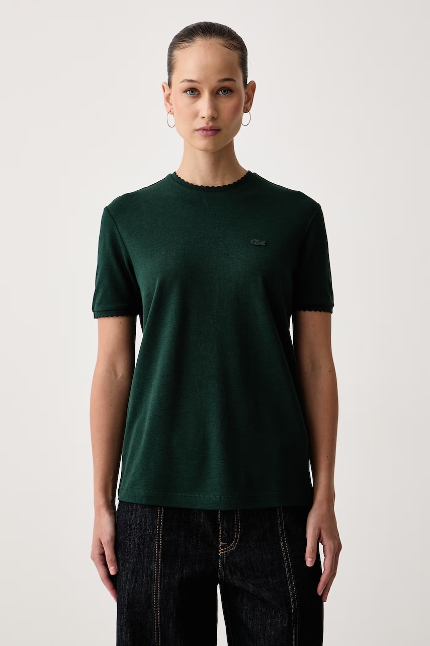 Lacoste majica za žene s lyocellom
