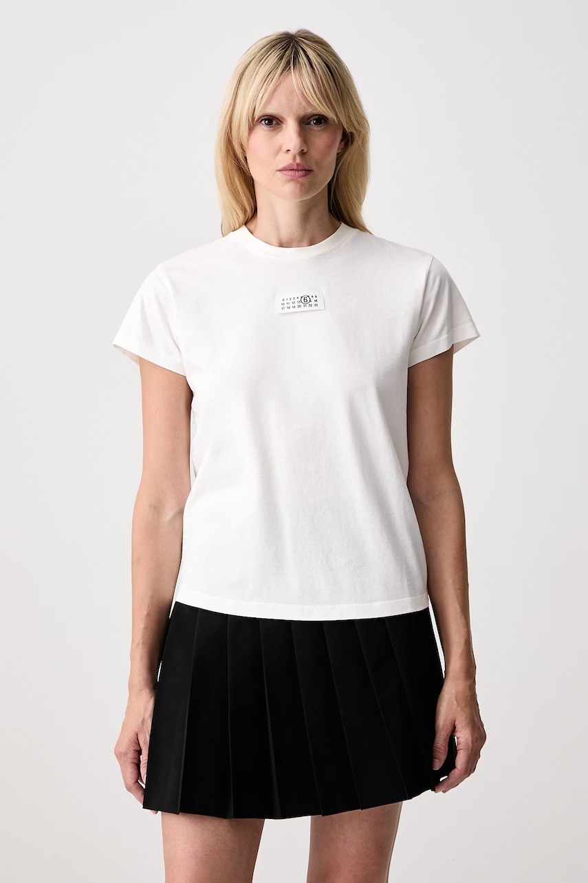 MM6 Maison Margiela tricou pentru femei din bumbac