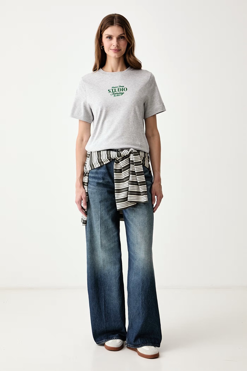Tommy Hilfiger t-shirt γυναικείο βαμβακερό