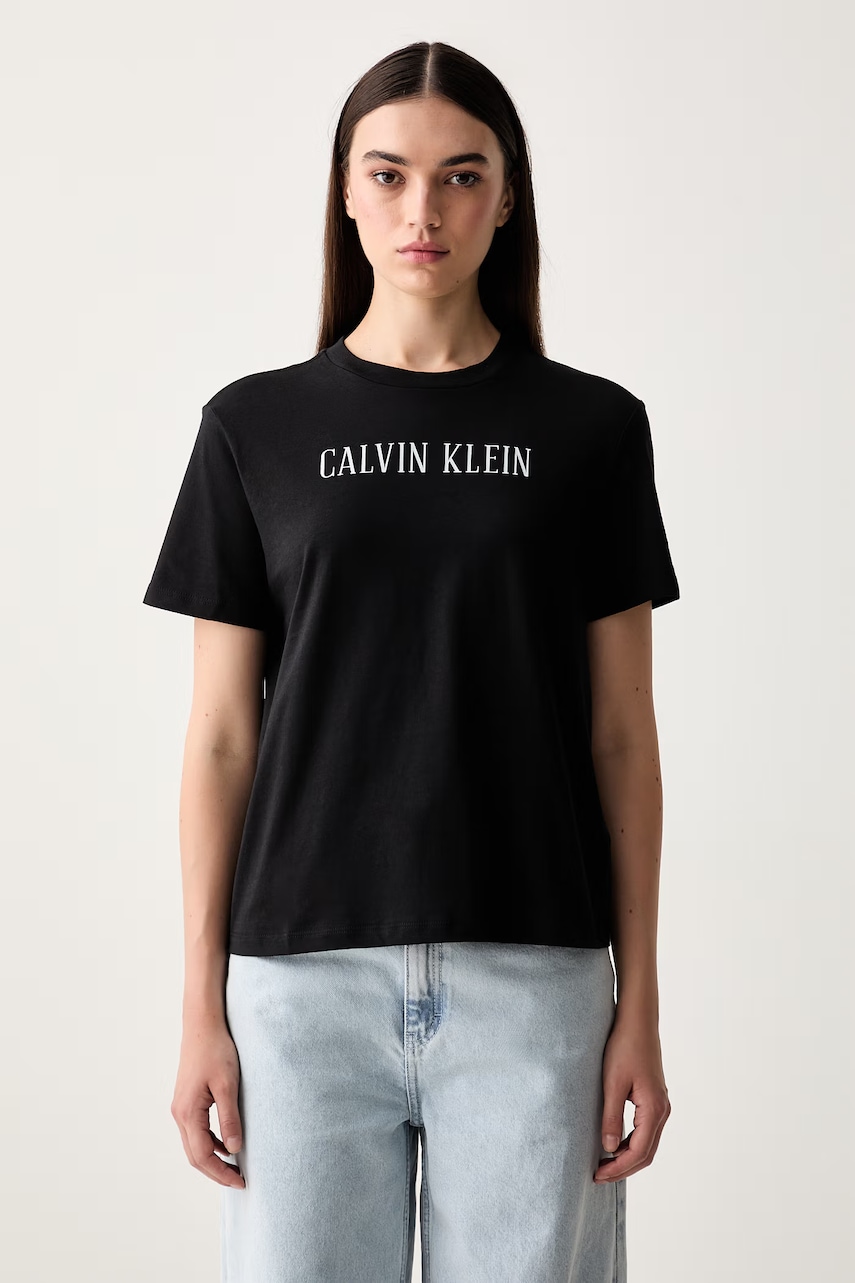Calvin Klein Jeans T-shirt damski bawełniany