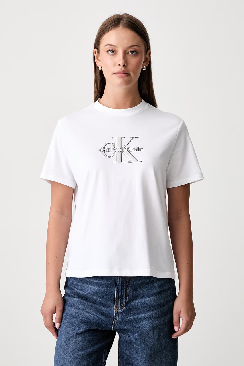 Calvin Klein Jeans tričko dámské bavlněné