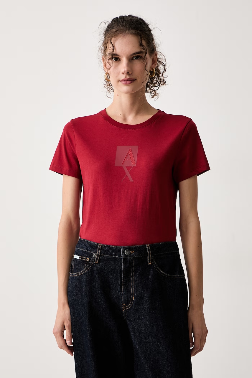 Armani Exchange  tricou pentru femei din bumbac