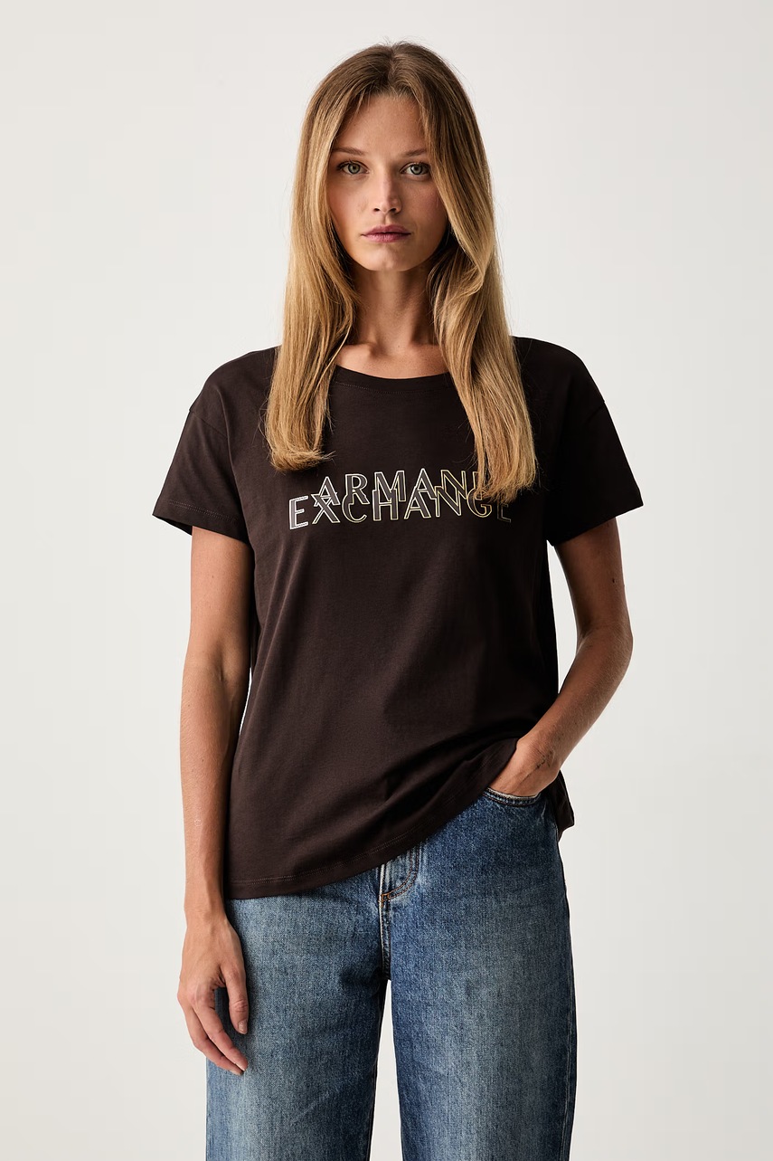 Armani Exchange tricou pentru femei din bumbac