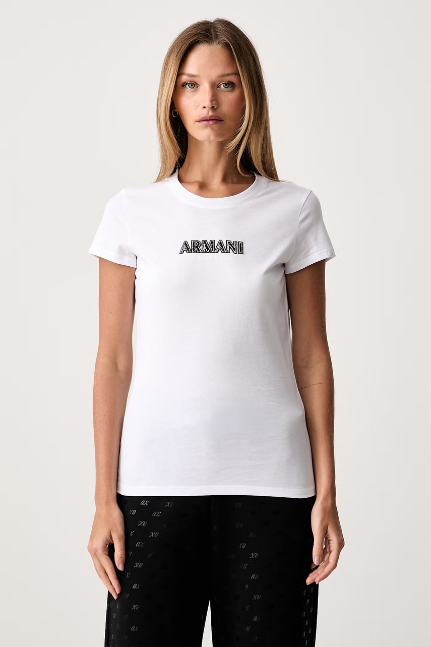 Armani Exchange  majica za žene od pamuka