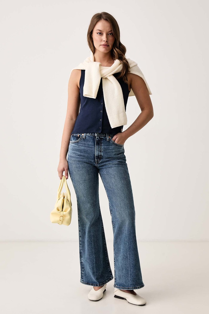 Levi's τοπ γυναικείο με βαμβάκι DRY GOODS POINTELLE LACE TANK