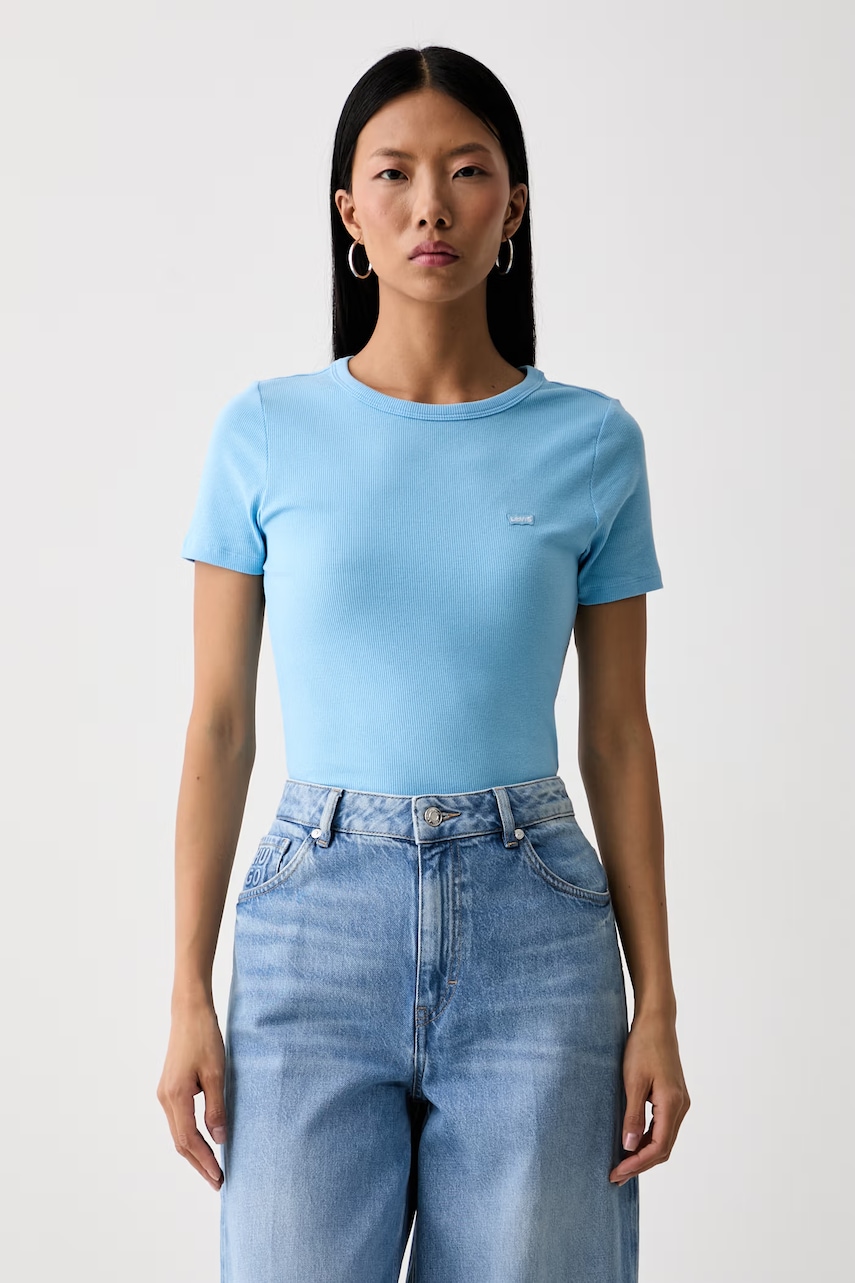 Levi's T-shirt damski bawełniany z elastanem HAYES