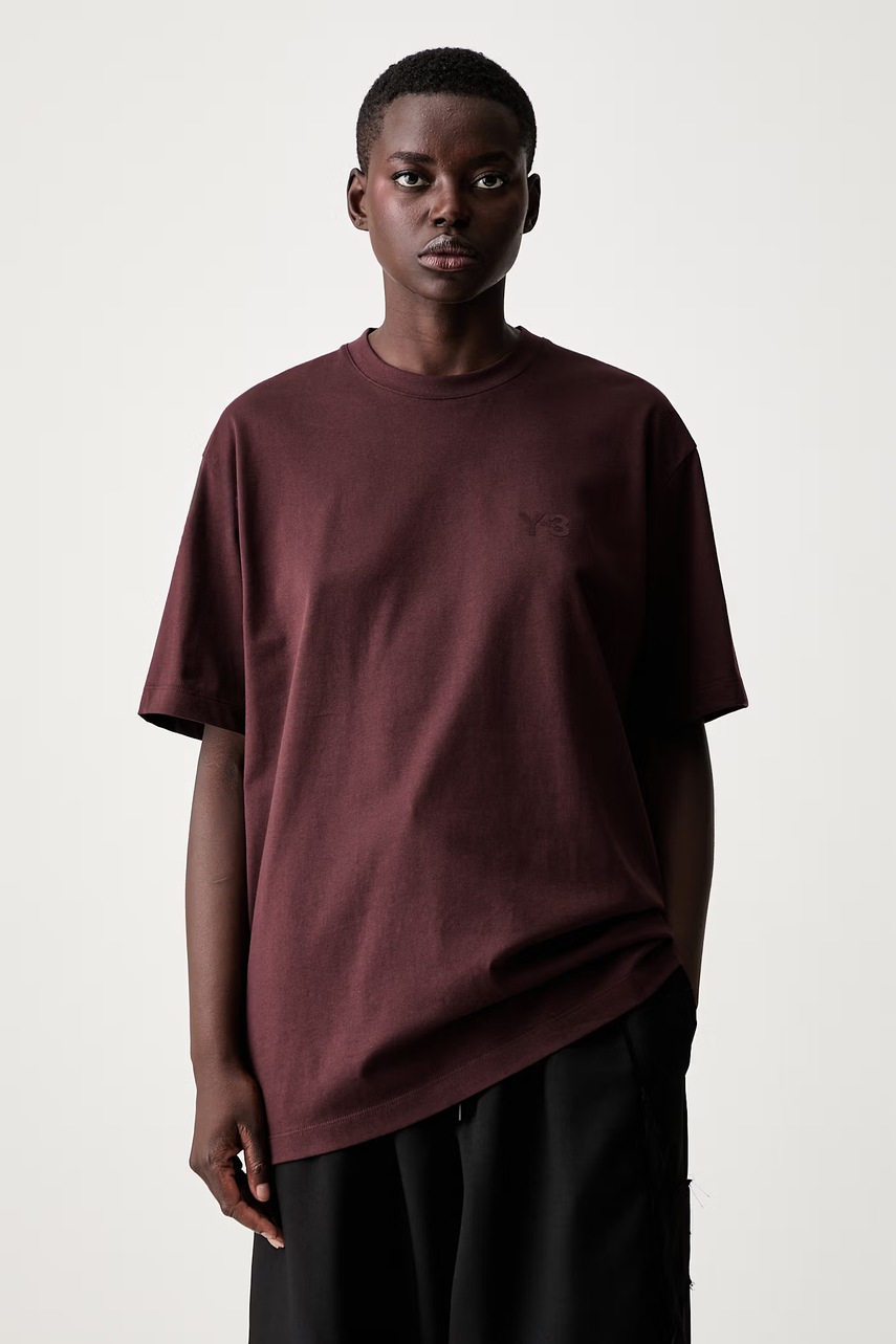 Y-3 REG SS TEE T-shirt oversize bawełniany damski