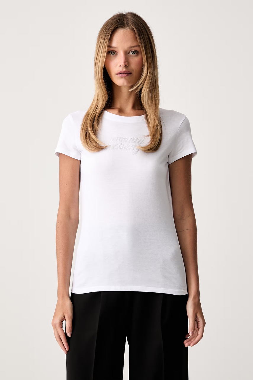 Armani Exchange  majica za žene od pamuka