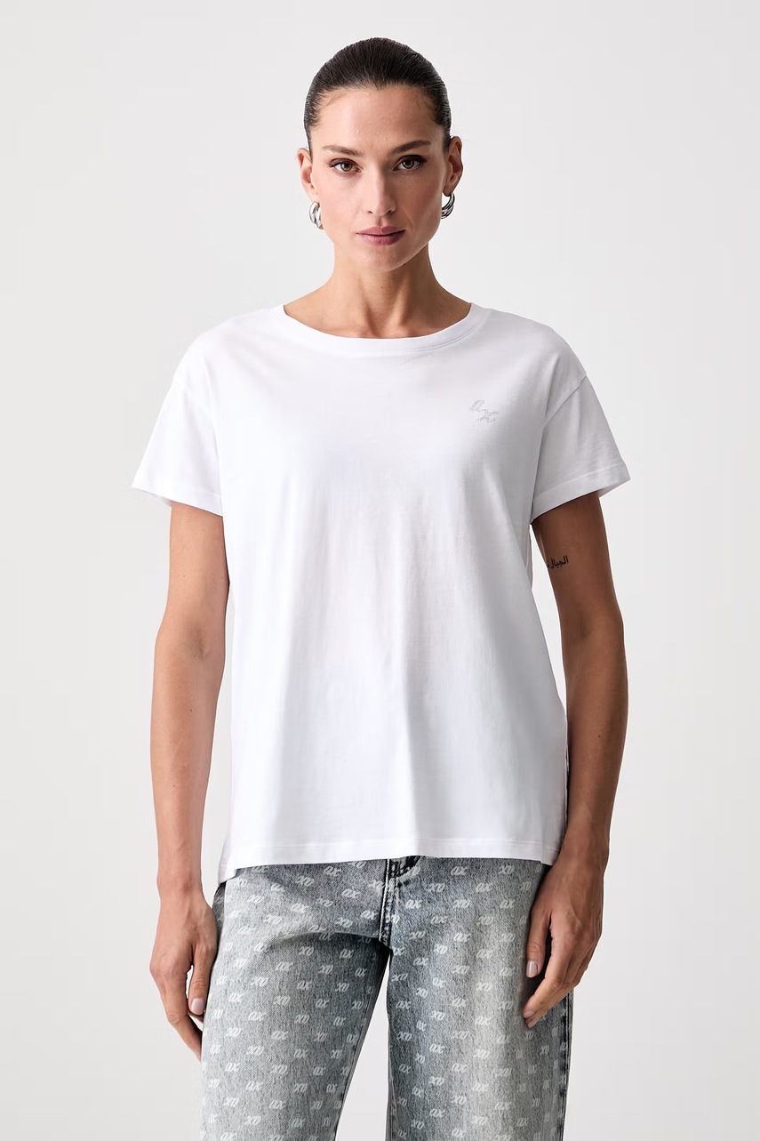 Armani Exchange  majica za žene od pamuka