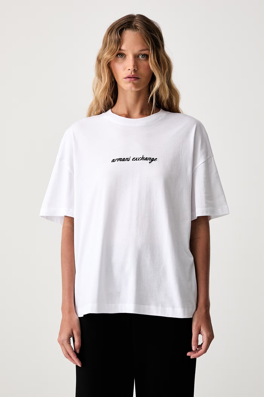 Armani Exchange  majica za žene od pamuka