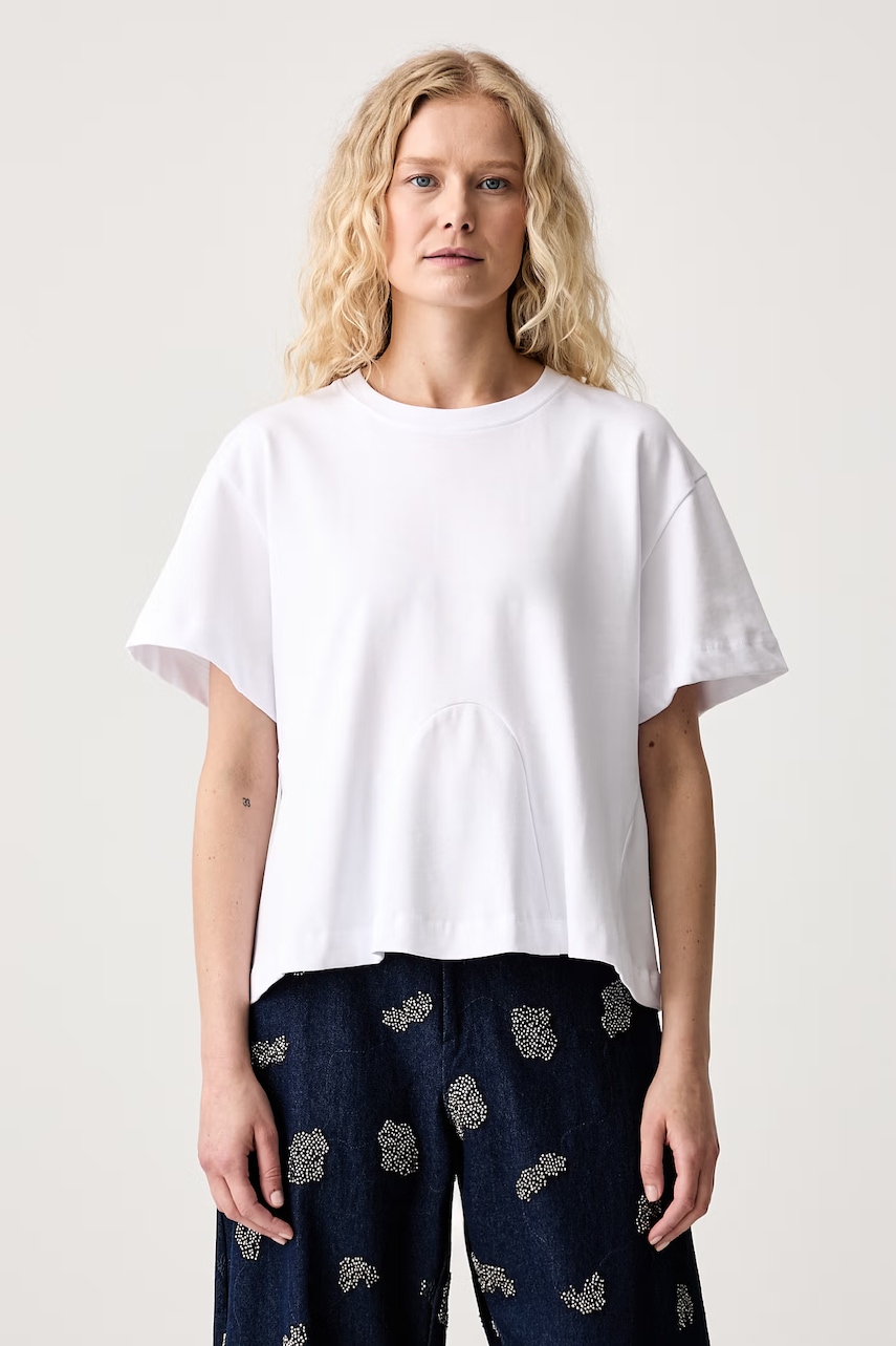 MUNTHE T-shirt damski bawełniany VUPITER