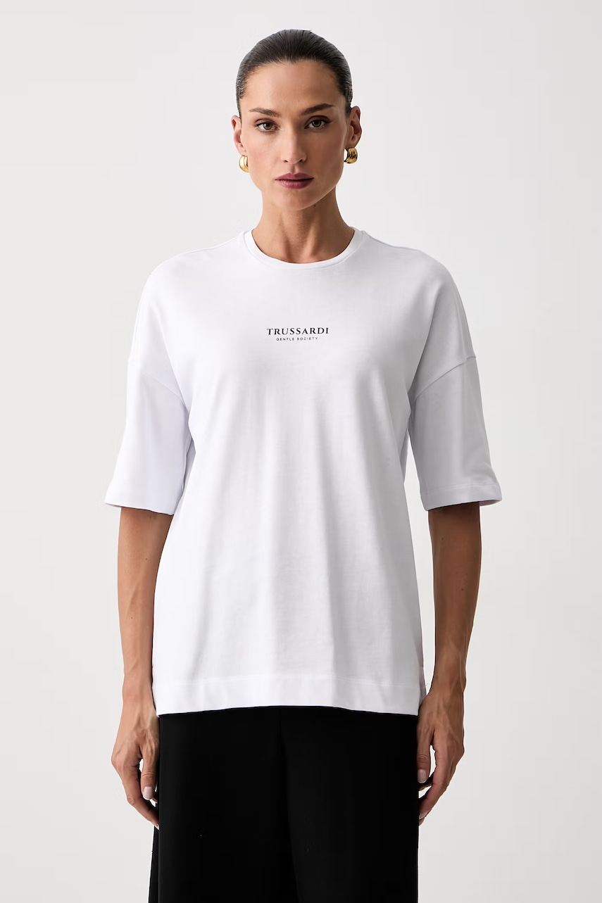 Trussardi tricou pentru femei din bumbac