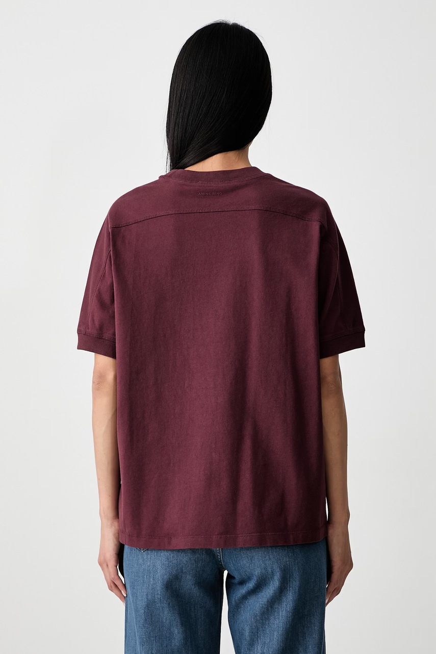 Anine Bing JAYLIN T-shirt bawełniany damski (zdjęcie 3)