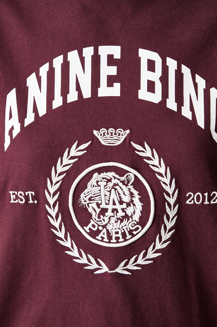 Anine Bing JAYLIN T-shirt bawełniany damski (zdjęcie 6)