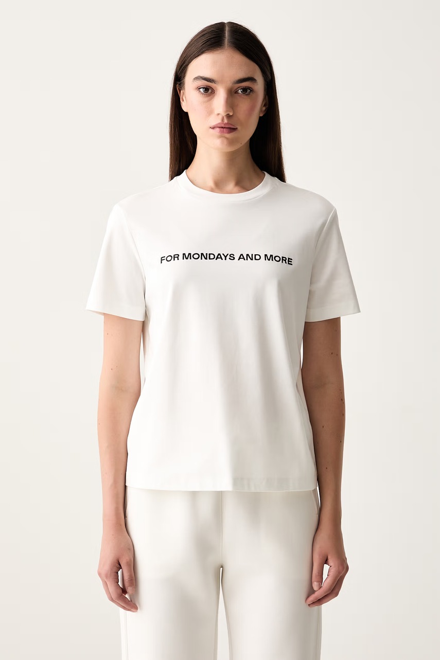 MM by Max Mara T-shirt damski bawełniany MMLEXPLOIT