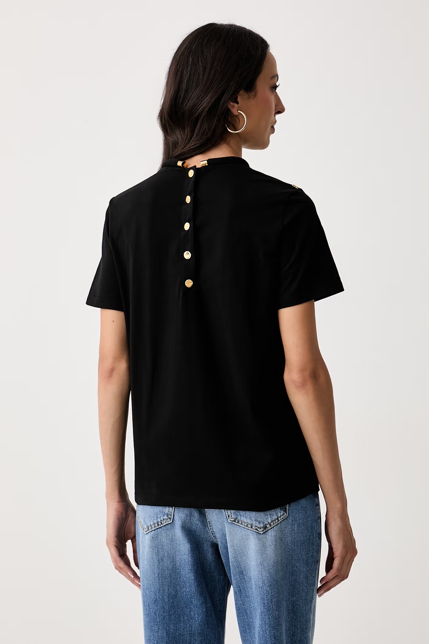 Elisabetta Franchi Elisabetta Franchi T-shirt γυναικείο βαμβακερό - 3