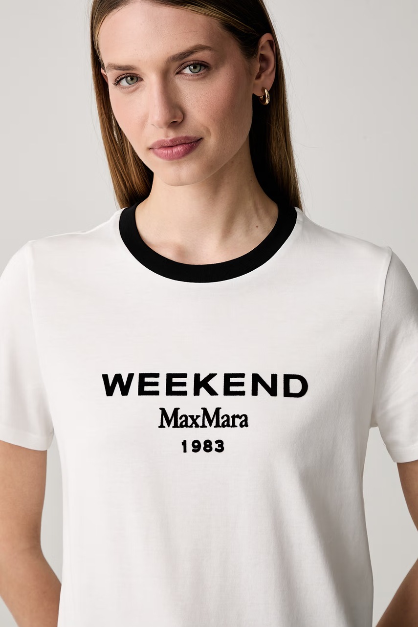 Weekend Max Mara tričko dámské bavlněné WKDEDISON (obrázek 4)