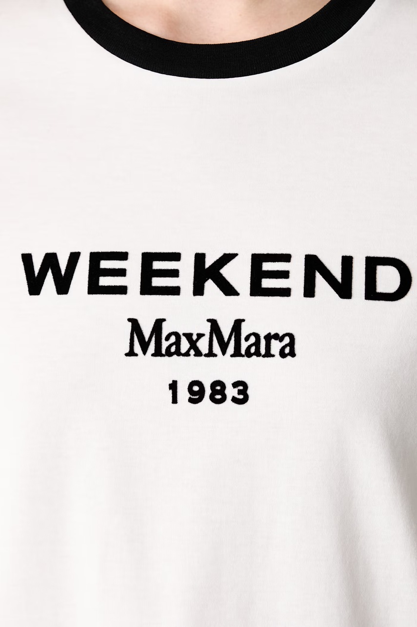 Weekend Max Mara tričko dámské bavlněné WKDEDISON (obrázek 5)