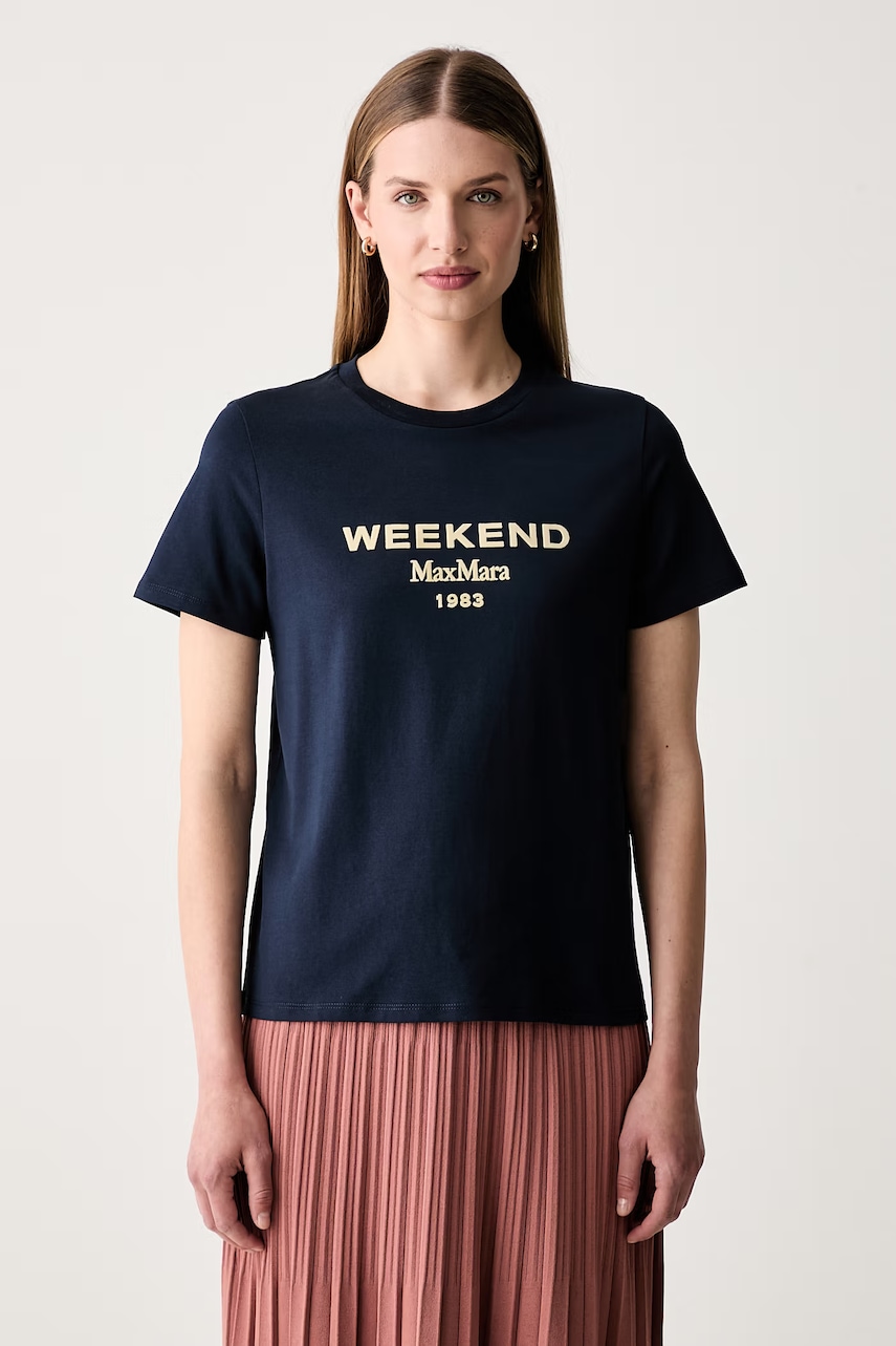 Weekend Max Mara T-shirt damski bawełniany WKDEDISON
