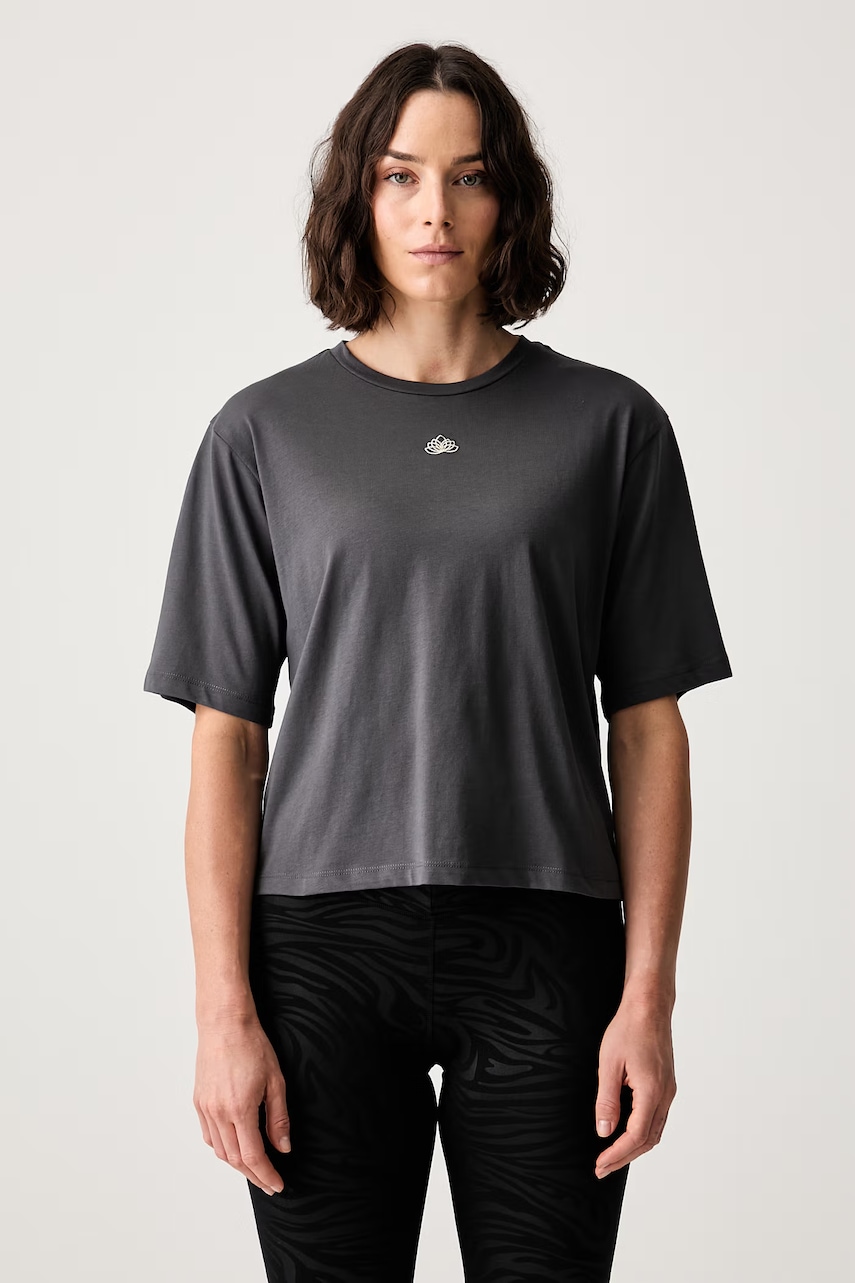 EA7 Emporio Armani T-shirt treningowy damski bawełniany