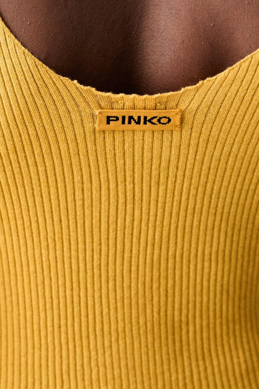 Pinko Pinko πλεκτό τοπ γυναικείο με μαλλί - 7