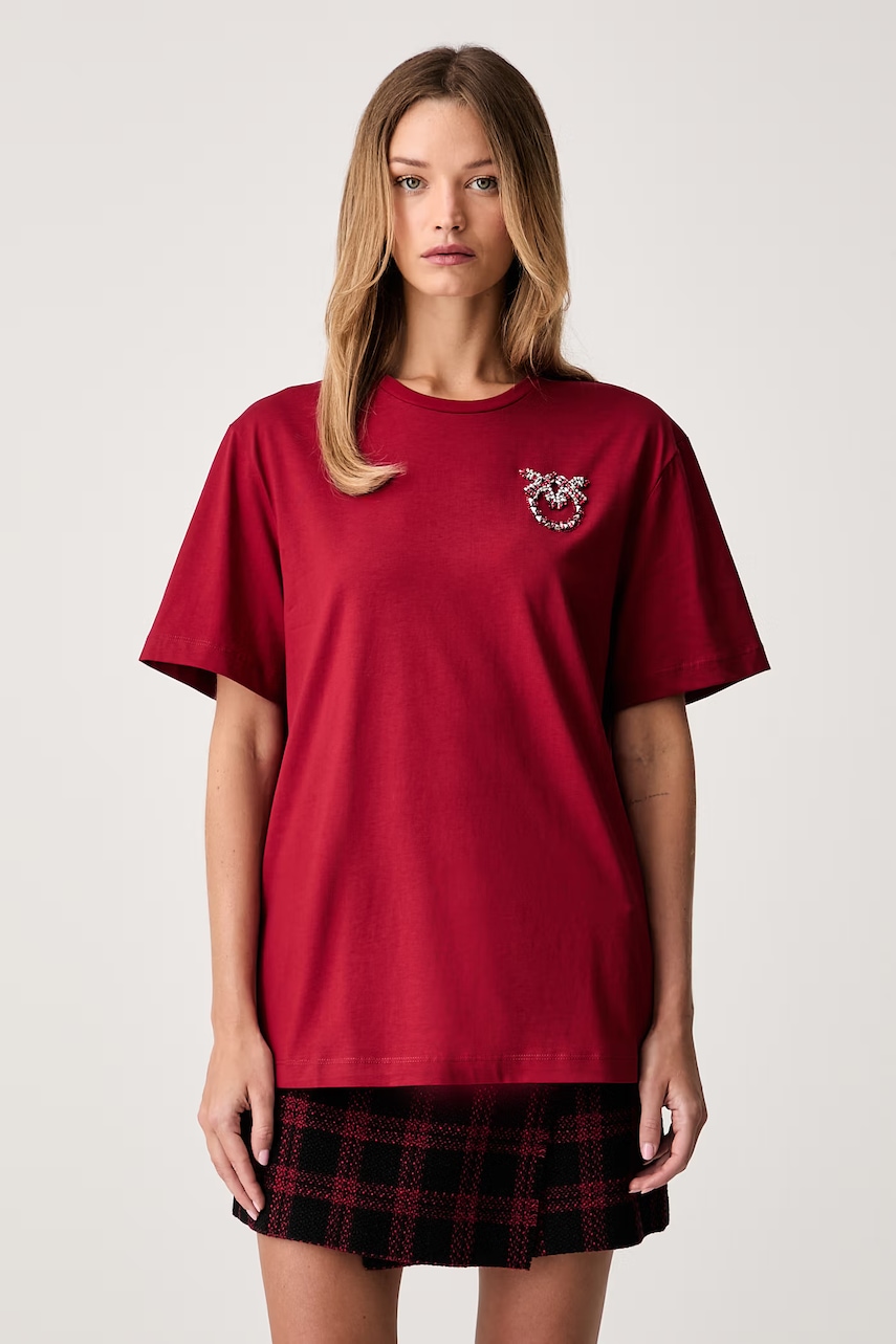 Pinko tricou pentru femei din bumbac
