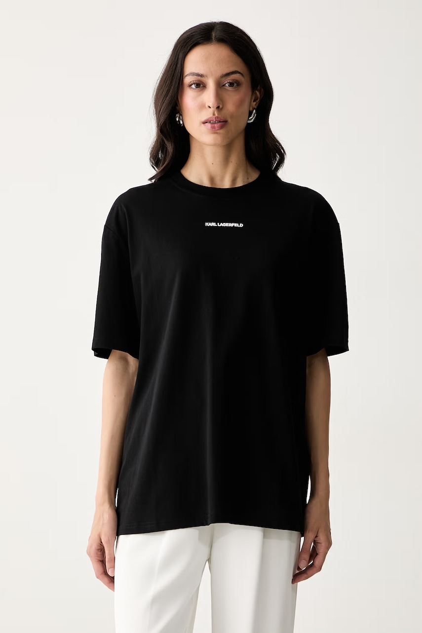 Karl Lagerfeld t-shirt γυναικείο βαμβακερό