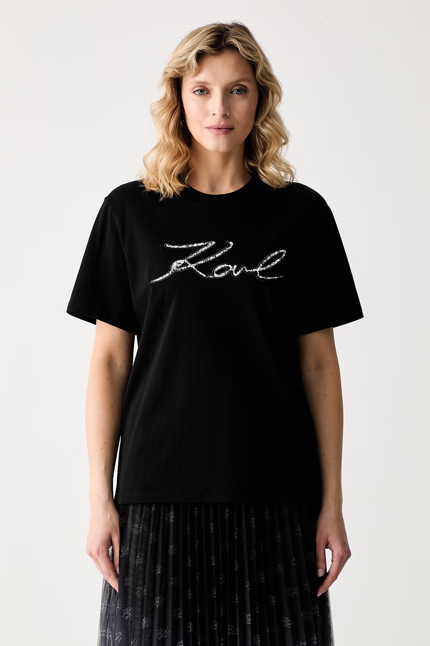 Karl Lagerfeld tricou pentru femei din bumbac