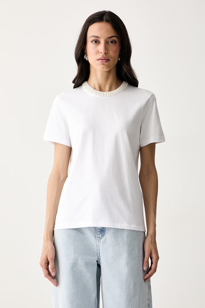 Karl Lagerfeld t-shirt γυναικείο βαμβακερό