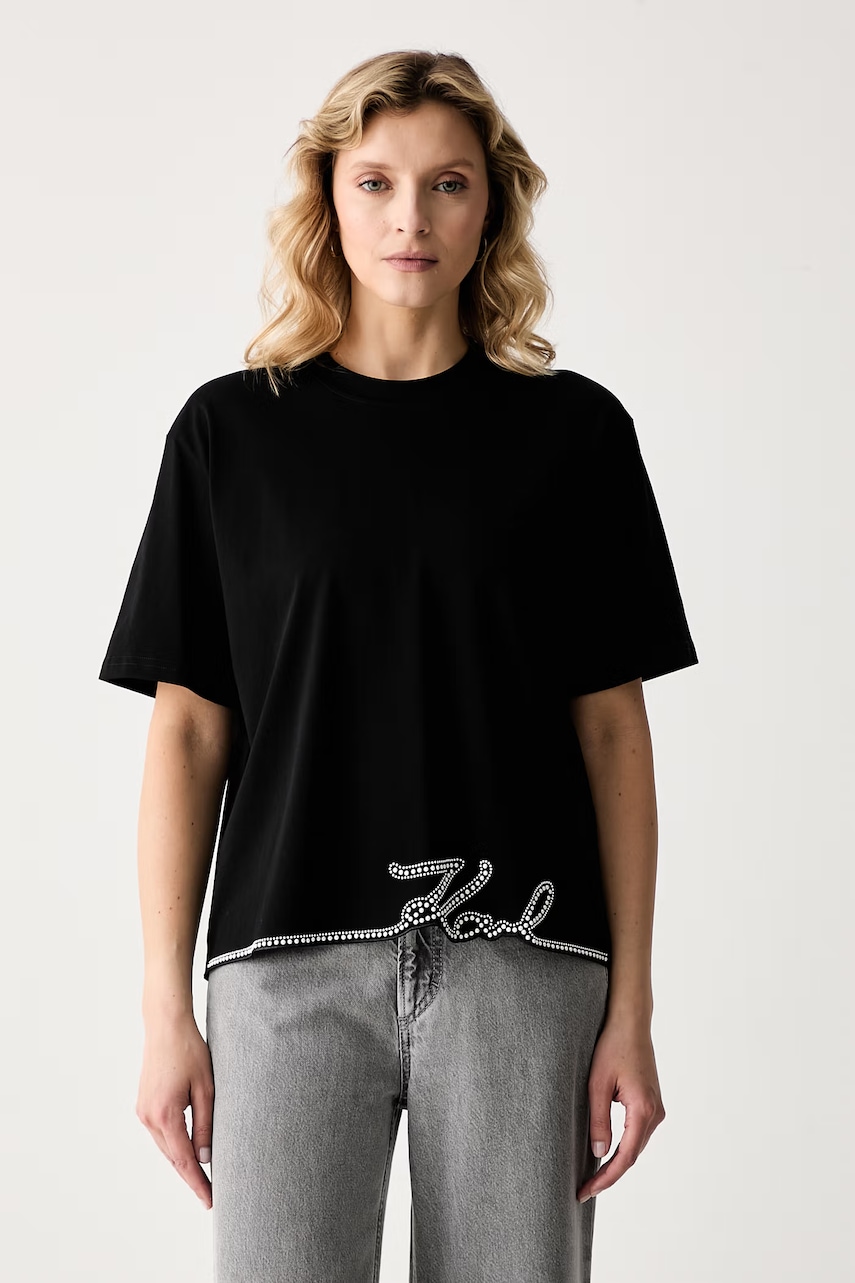 Karl Lagerfeld T-shirt γυναικείο βαμβακερό