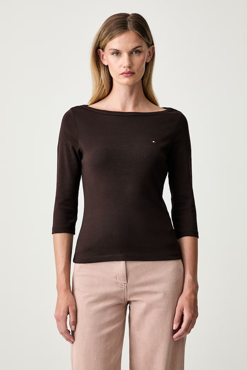 Tommy Hilfiger longsleeve pentru femei din bumbac
