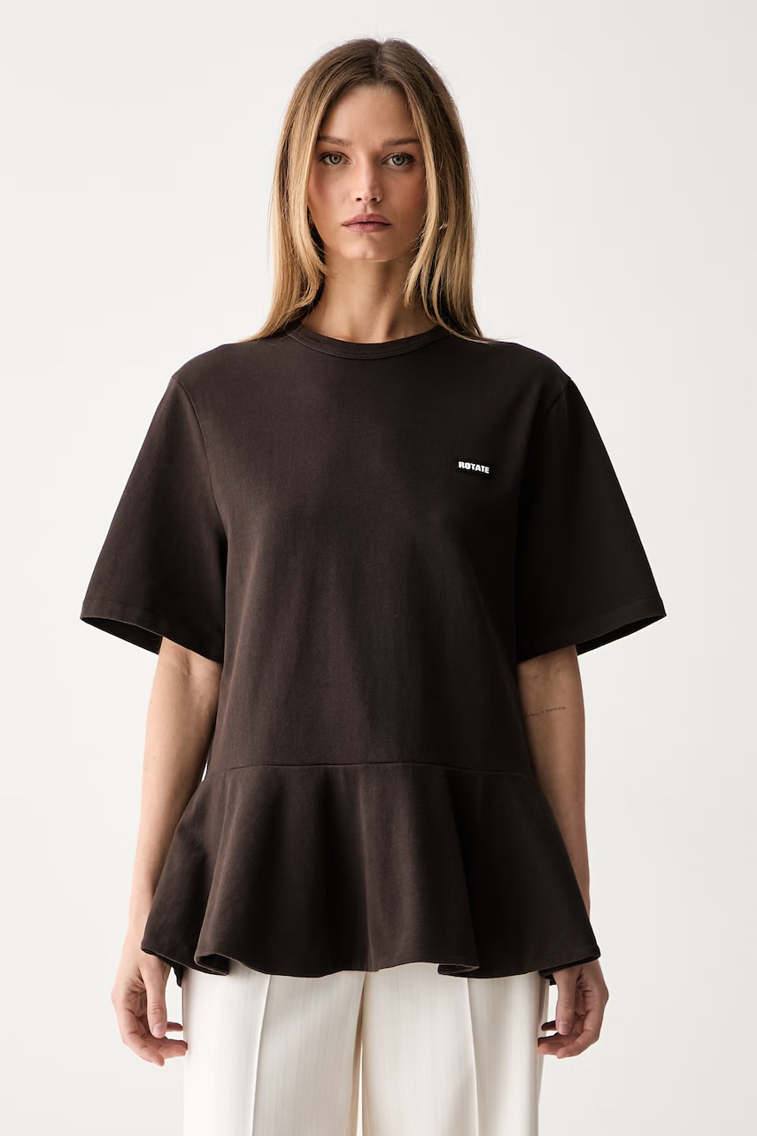 Rotate T-shirt damski bawełniany